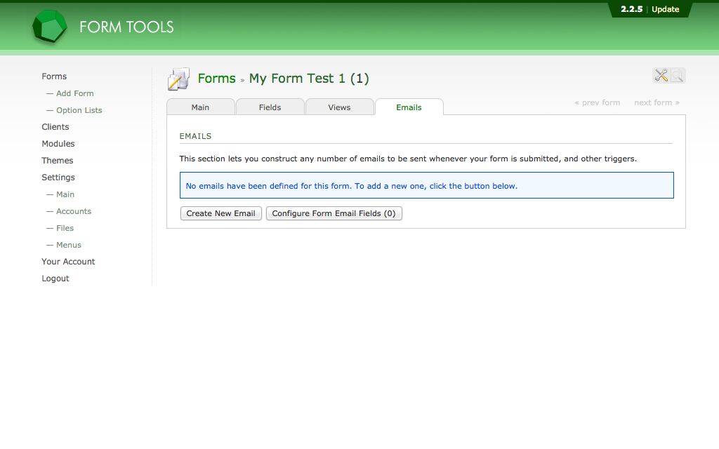 Hosting Form Tools